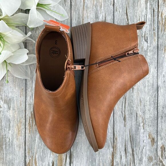 Little Girls Fashion Ankle Booties Boots Shoes Size 3 - Picture 1 of 11